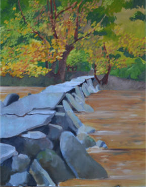 Tarr Steps 50 x 40cm