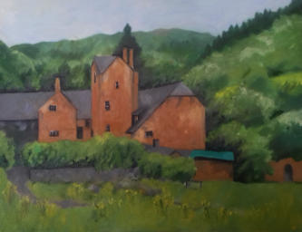 Combe Sydenham. Oil on Canvas. 40 x 30cm