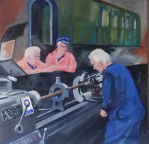 Oil on canvas. 60 x 60cm