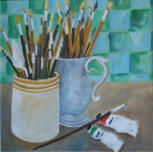 Oil on canvas. 30 x 30cm